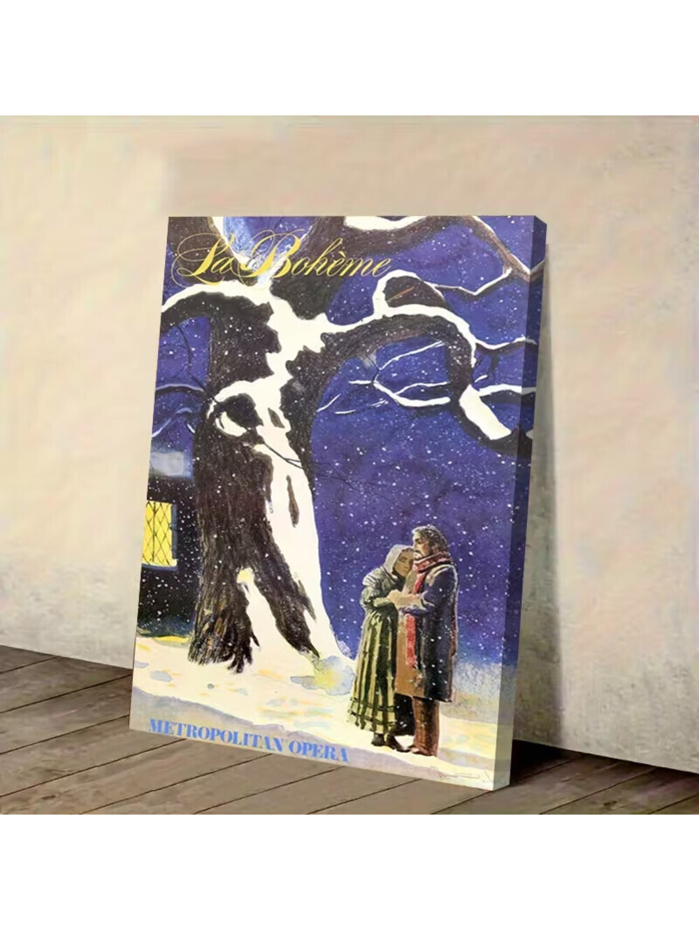 Jamie Wyeth, La Boheme (Metropolitan Opera) | Framed Canvas | 1978 | 16x24